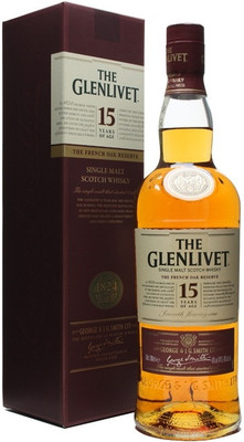 Виски The Glenlivet 15 years, with box, 0.7 л вид 1
